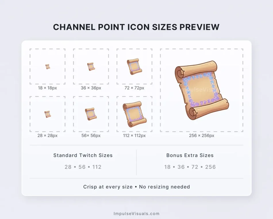 Magic Scroll Channel Points – Impulse Visuals